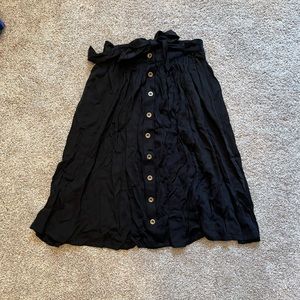 Black ModCloth skirt with pockets